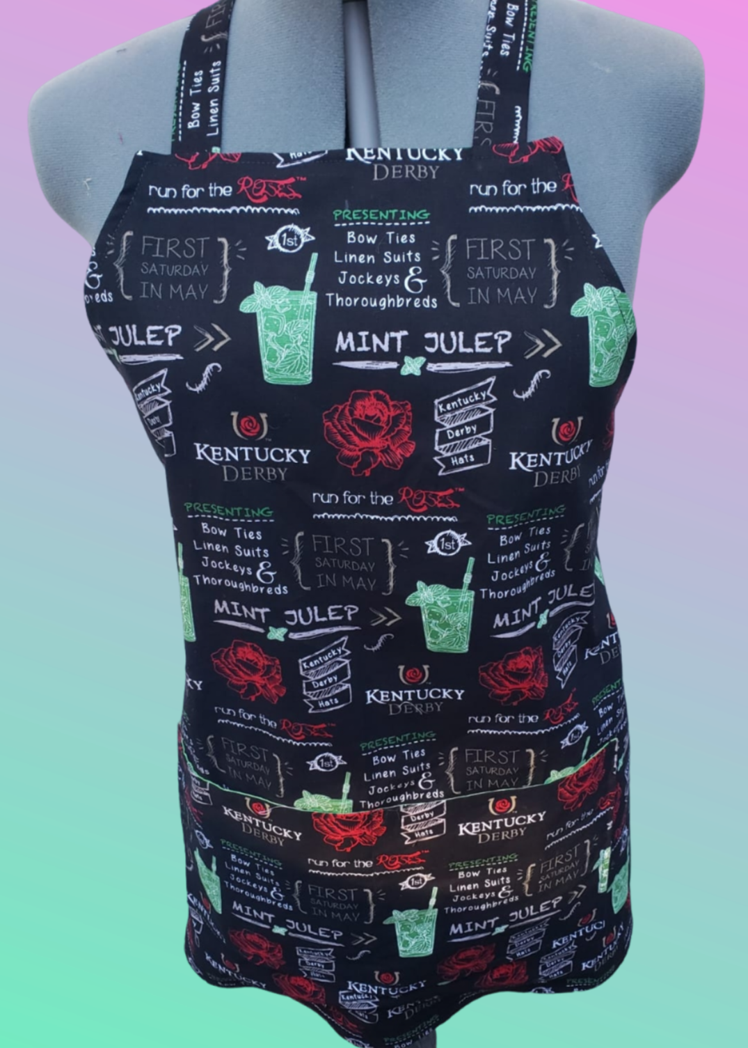 Butcher style Apron "Mint Julep"