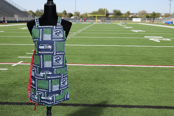 Butcher Style Apron "Seattle Seahawk NFL"