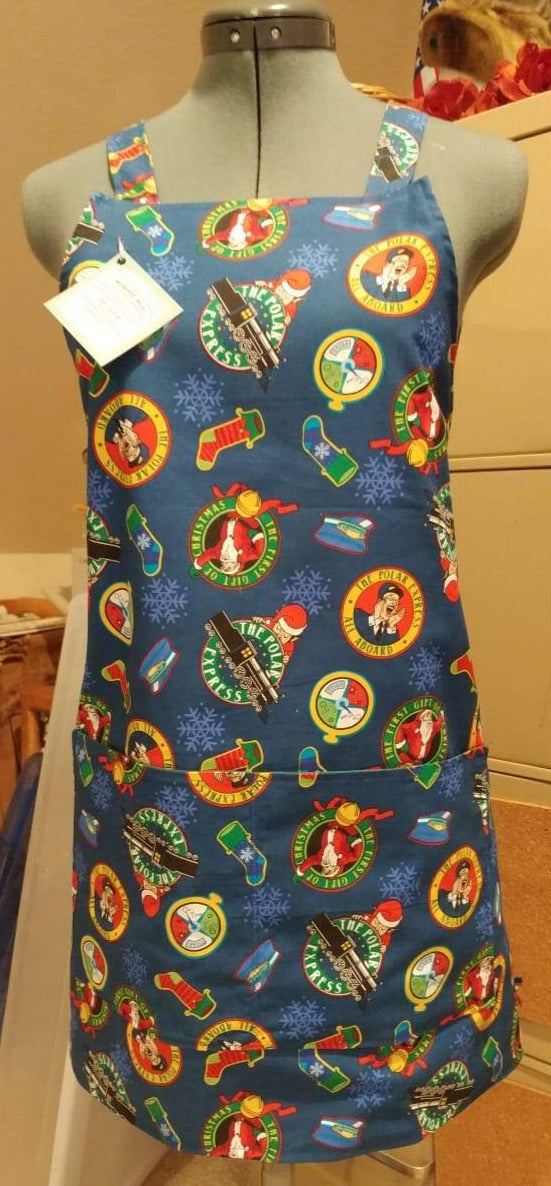 Polar Express Holiday Apron