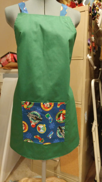 Polar Express Holiday Apron