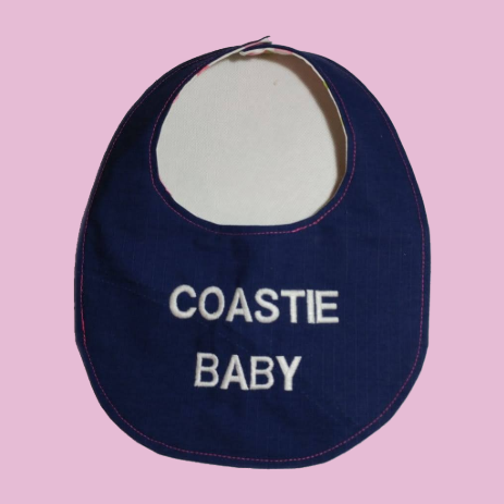 Coastie Baby with Polka Dots