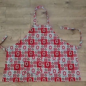 Butcher Style Apron "OH-IO State"