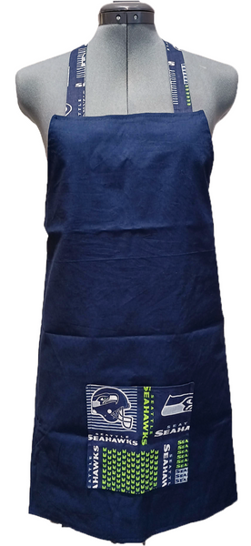 Butcher Style Apron "Seattle Seahawk NFL"