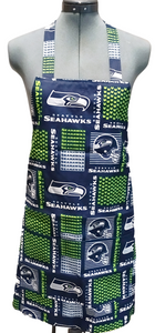 Butcher Style Apron "Seattle Seahawk NFL"