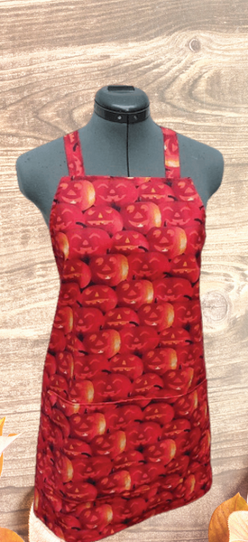 Butcher Style Apron" Pumpkin Apron"