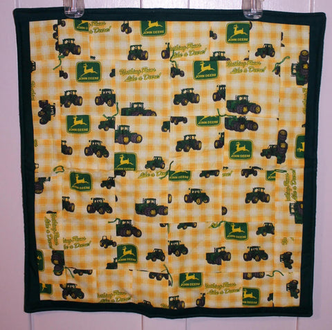 John Deere Doll Quilt or Wall Hanging