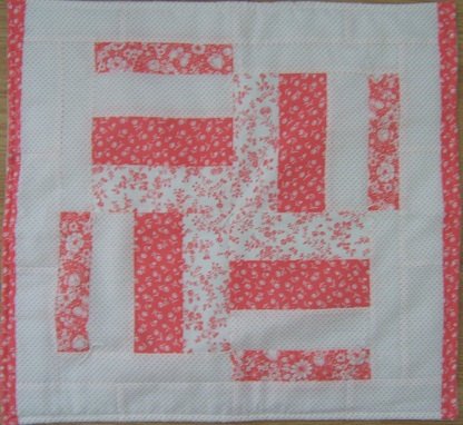 Doll Quilt in Pink