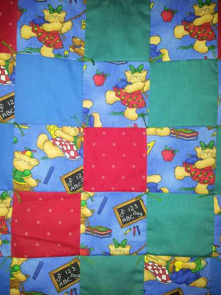 School Days Kitties Doll Quilt